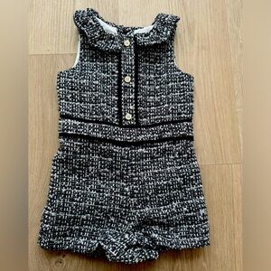 Janie and Jack 18-24 months tweed romper